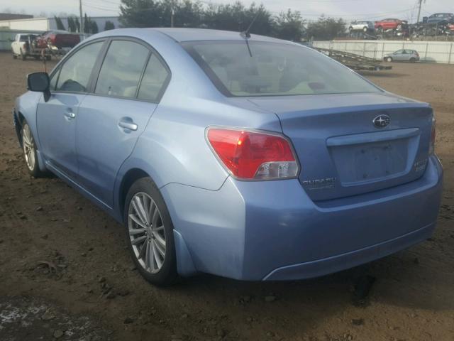 JF1GJAD61CH002822 - 2012 SUBARU IMPREZA PR BLUE photo 3