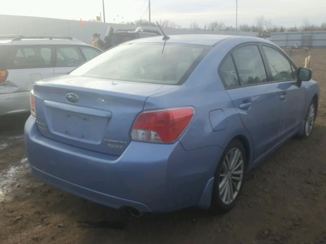 JF1GJAD61CH002822 - 2012 SUBARU IMPREZA PR BLUE photo 4