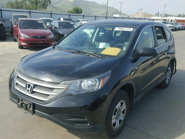 2HKRM3H39DH517401 - 2013 HONDA CR-V LX BLACK photo 2