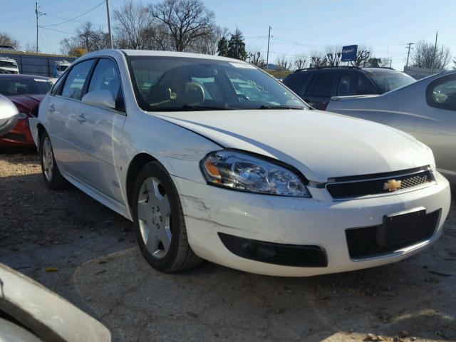 2G1WD57C291118847 - 2009 CHEVROLET IMPALA SS WHITE photo 1