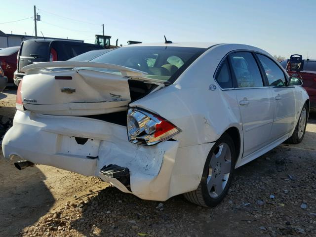 2G1WD57C291118847 - 2009 CHEVROLET IMPALA SS WHITE photo 4