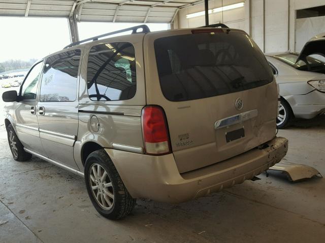 5GADV23LX5D262422 - 2005 BUICK TERRAZA CX TAN photo 3