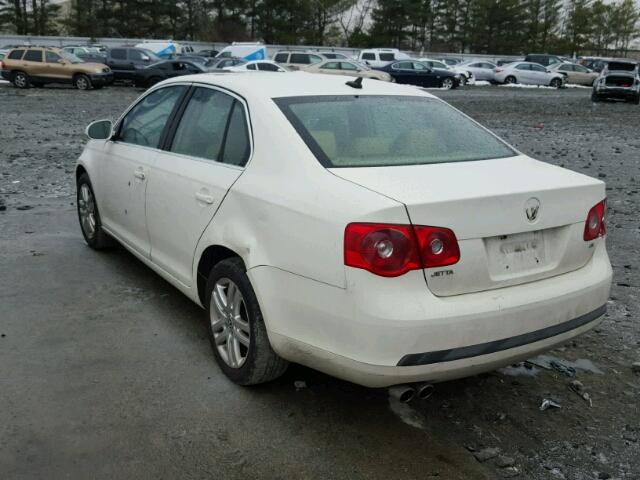 3VWDF71K17M011957 - 2007 VOLKSWAGEN JETTA 2.5 WHITE photo 3