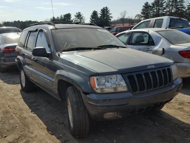 1J4GW48S92C297369 - 2002 JEEP GRAND CHER GRAY photo 1