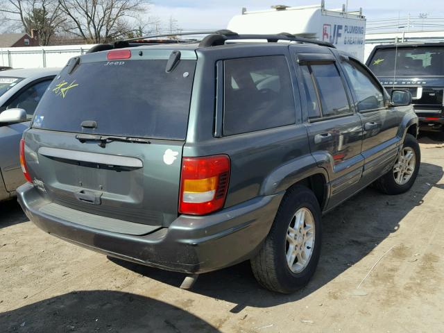 1J4GW48S92C297369 - 2002 JEEP GRAND CHER GRAY photo 4