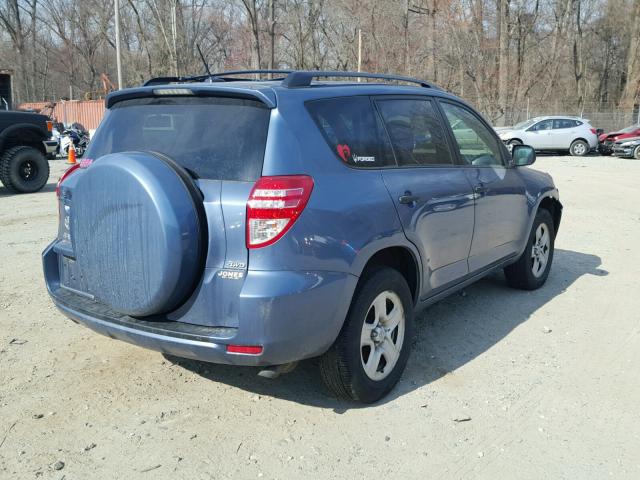 2T3BF4DV7BW164574 - 2011 TOYOTA RAV4 BLUE photo 4