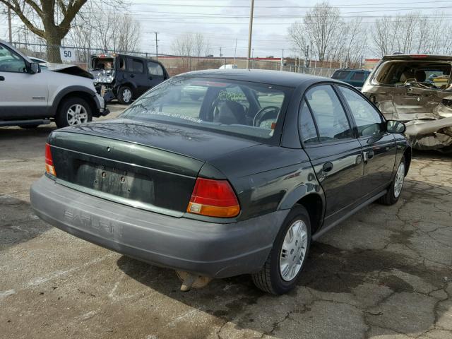 1G8ZH5284XZ244444 - 1999 SATURN SL1 GREEN photo 4