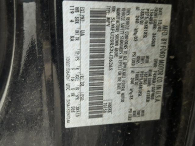 5LMFU28R53LJ26265 - 2003 LINCOLN NAVIGATOR 黑色 照片 10