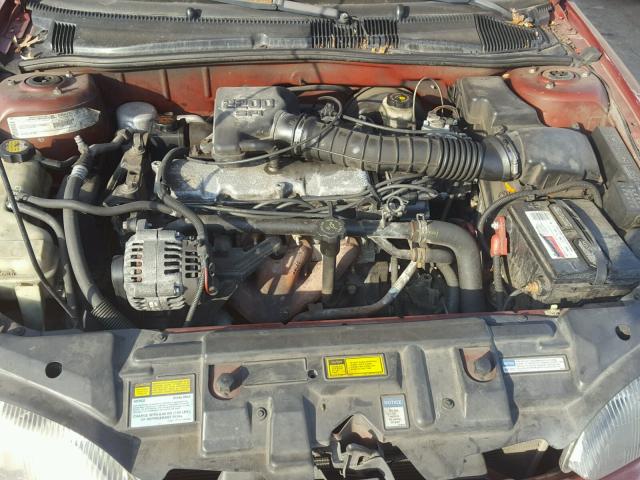 1G1JC1248X7324745 - 1999 CHEVROLET CAVALIER B RED photo 7