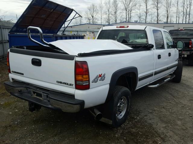 1GCHK23161F178538 - 2001 CHEVROLET SILVERADO WHITE photo 4