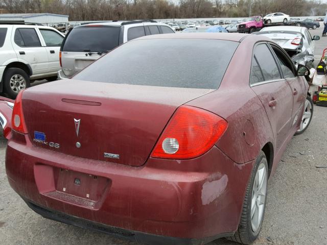 1G2ZA5E04A4121039 - 2010 PONTIAC G6 RED photo 4