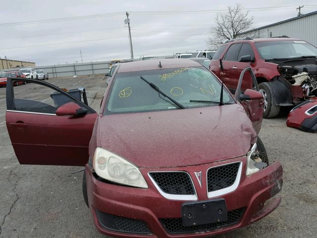 1G2ZA5E04A4121039 - 2010 PONTIAC G6 RED photo 9