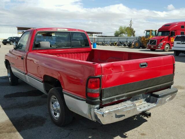 1B7JC26Z9RS538212 - 1994 DODGE RAM 2500 RED photo 3