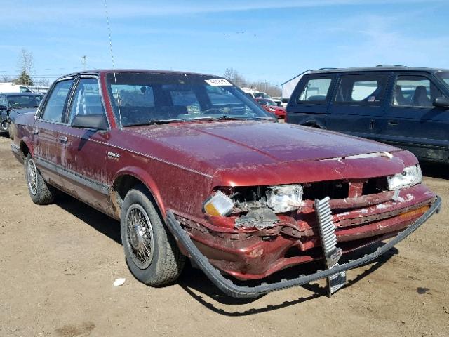 1G3AL54N7M6359539 - 1991 OLDSMOBILE CUTLASS CI 栗色 照片 1