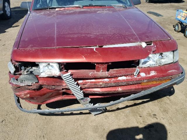 1G3AL54N7M6359539 - 1991 OLDSMOBILE CUTLASS CI 栗色 照片 9