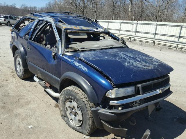 1GNCT18X83K116980 - 2003 CHEVROLET BLAZER BLUE photo 1