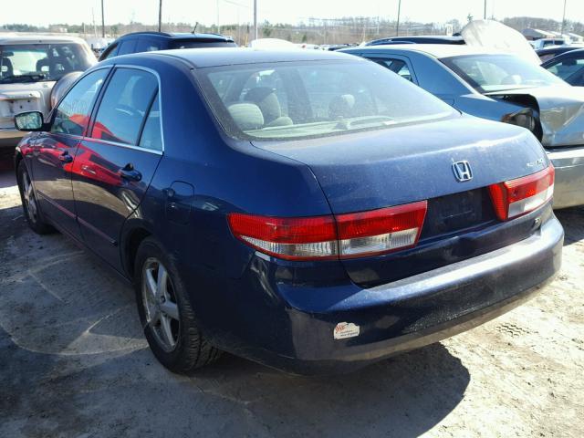 1HGCM56653A081152 - 2003 HONDA ACCORD EX BLUE photo 3