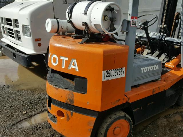 FGC3510012 - 1992 TOYOTA FORKLIFT ORANGE photo 6