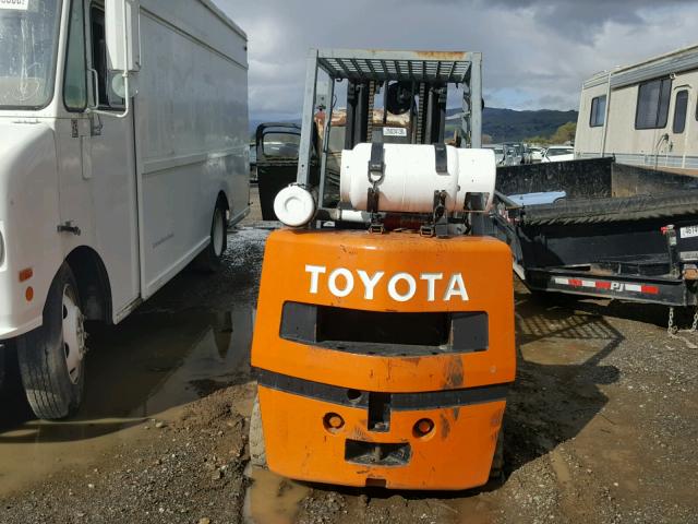 FGC3510012 - 1992 TOYOTA FORKLIFT ORANGE photo 9