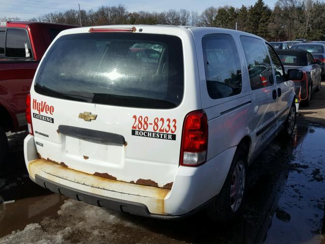 1GNDV13W47D161048 - 2007 CHEVROLET UPLANDER WHITE photo 4