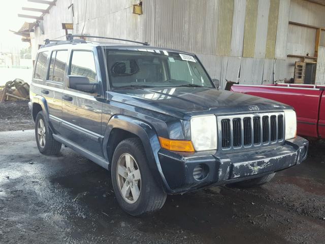 1J8HH48N56C357208 - 2006 JEEP COMMANDER BLUE photo 1