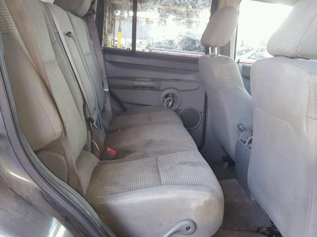 1J8HH48N56C357208 - 2006 JEEP COMMANDER BLUE photo 6