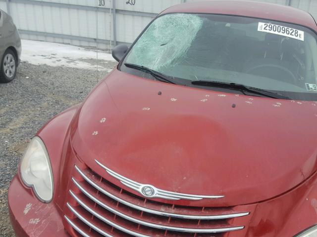 3A4FY48B77T572710 - 2007 CHRYSLER PT CRUISER RED photo 9