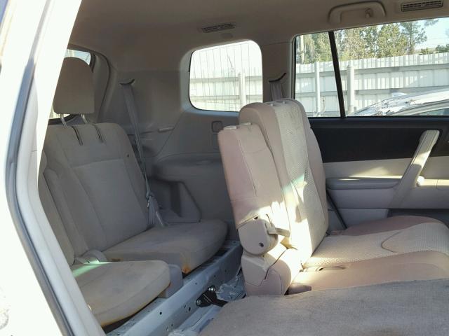 5TDZA3EH4BS016495 - 2011 TOYOTA HIGHLANDER WHITE photo 6