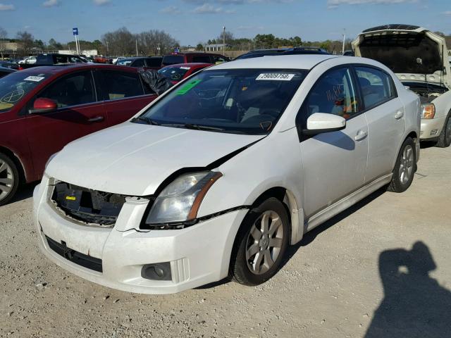 3N1AB6AP1AL681970 - 2010 NISSAN SENTRA 2.0 WHITE photo 2