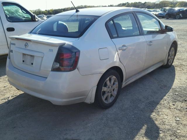 3N1AB6AP1AL681970 - 2010 NISSAN SENTRA 2.0 WHITE photo 4