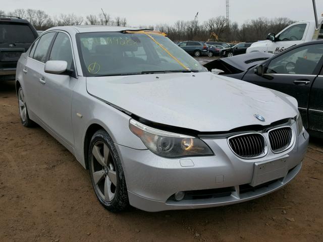 WBANF33566CS36105 - 2006 BMW 525 XI SILVER photo 1