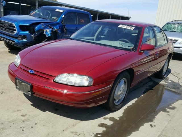 2G1WN52MXS1136841 - 1995 CHEVROLET LUMINA LS BURGUNDY photo 2