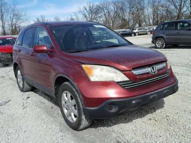 JHLRE48717C012395 - 2007 HONDA CR-V EXL MAROON photo 1