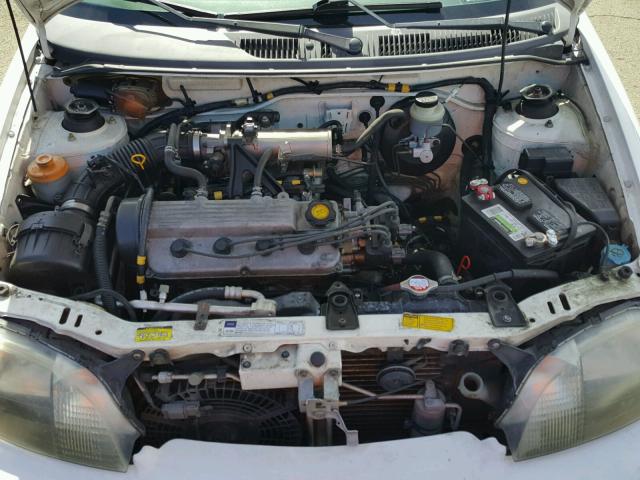 2C1MR5223W6733577 - 1998 CHEVROLET METRO LSI WHITE photo 7