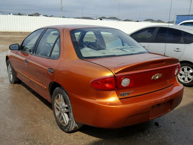 1G1JC52FX47319454 - 2004 CHEVROLET CAVALIER ORANGE photo 3