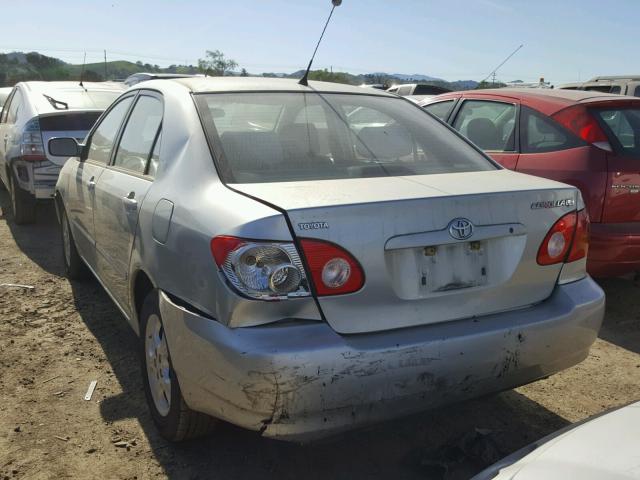 JTDBR32E630039642 - 2003 TOYOTA COROLLA CE SILVER photo 3