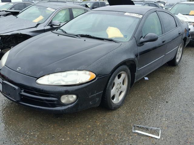 2B3AD76V31H518638 - 2001 DODGE INTREPID R BLACK photo 2