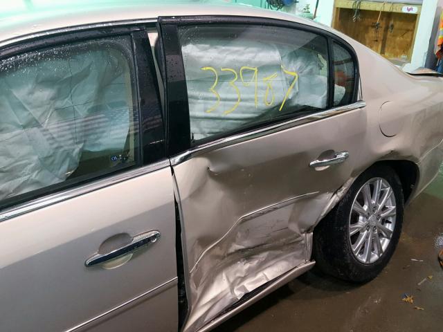 1G4HP57M69U111061 - 2009 BUICK LUCERNE CX GOLD photo 9