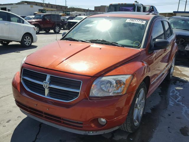 1B3HE78KX7D153167 - 2007 DODGE CALIBER R/ ORANGE photo 2