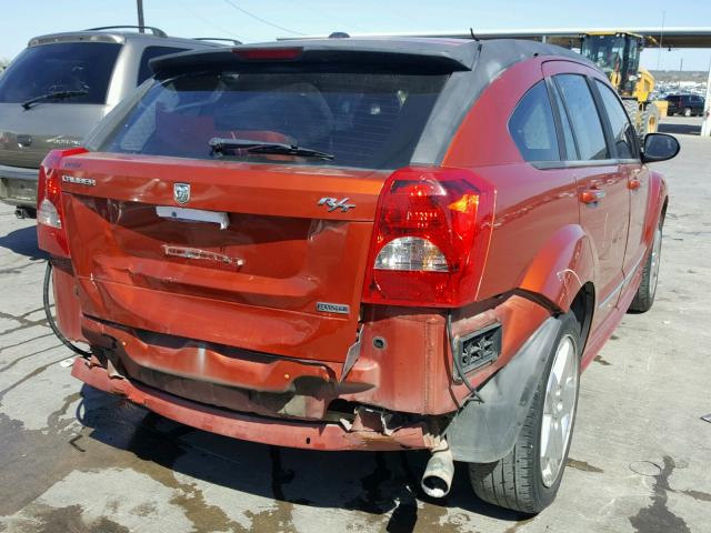 1B3HE78KX7D153167 - 2007 DODGE CALIBER R/ ORANGE photo 4