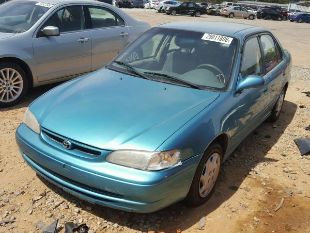 1NXBR12E8XZ160557 - 1999 TOYOTA COROLLA VE TEAL photo 2