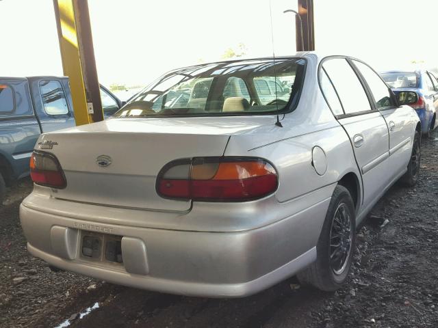 1G1ND52J516209433 - 2001 CHEVROLET MALIBU SILVER photo 4