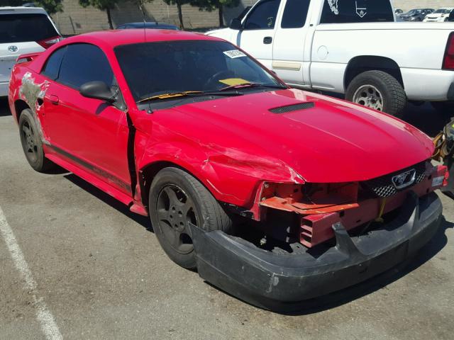 1FAFP40402F132794 - 2002 FORD MUSTANG RED photo 1