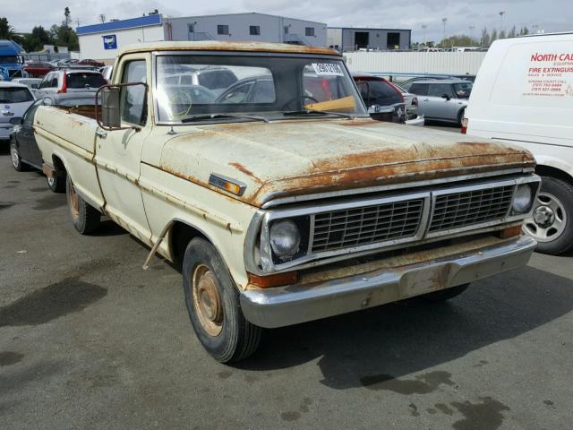 F10GRG33889 - 1970 FORD PICKUP YELLOW photo 1