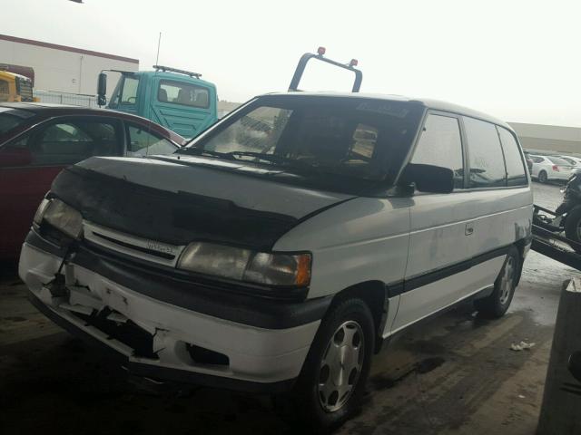 JM3LV5229L0251136 - 1990 MAZDA MPV WAGON WHITE photo 2