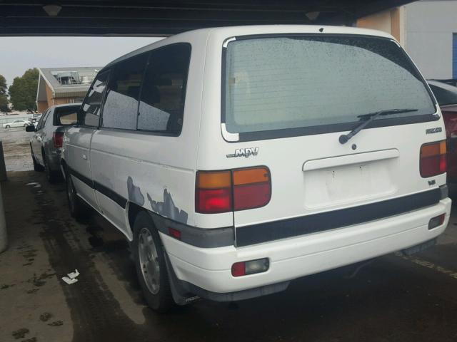 JM3LV5229L0251136 - 1990 MAZDA MPV WAGON WHITE photo 3