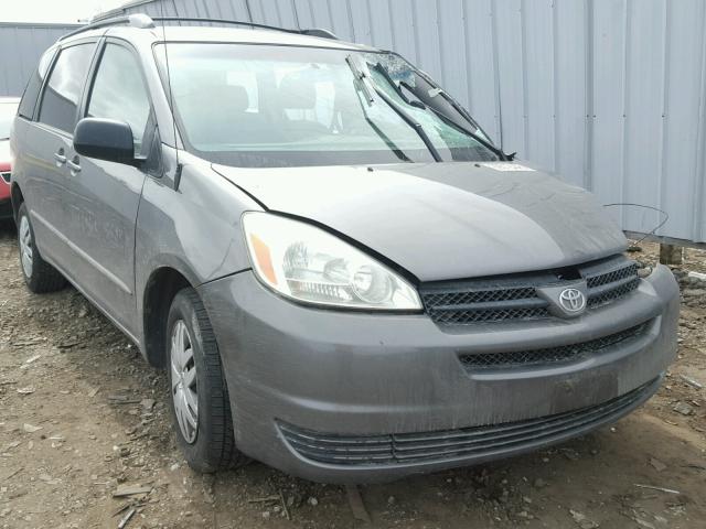 5TDZA23C55S352677 - 2005 TOYOTA SIENNA CE GRAY photo 1