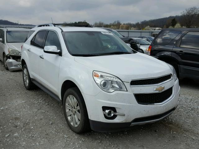 2CNALFEW7A6333845 - 2010 CHEVROLET EQUINOX LT WHITE photo 1