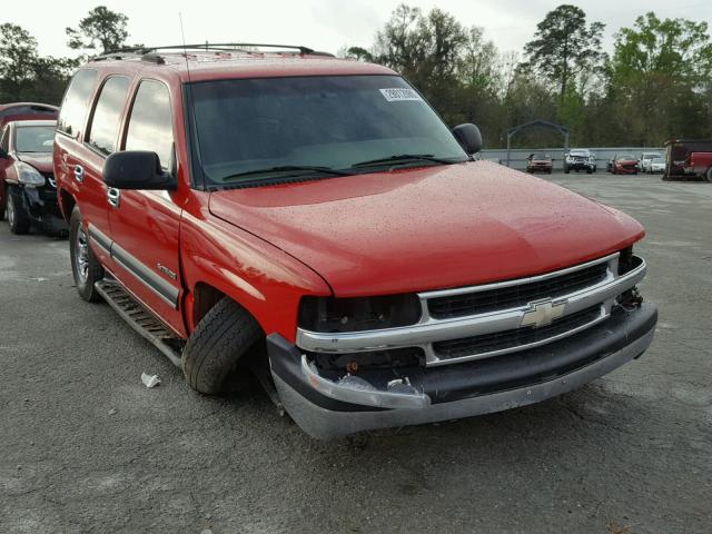 1GNEC13Z42J242310 - 2002 CHEVROLET TAHOE C150 RED photo 1