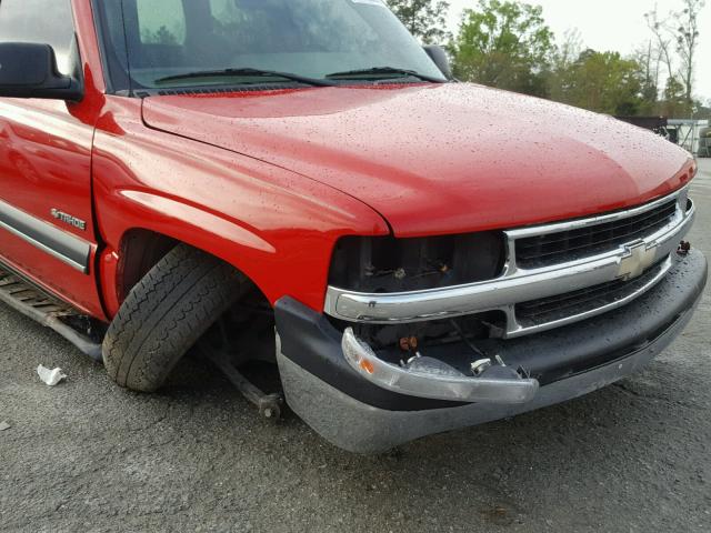 1GNEC13Z42J242310 - 2002 CHEVROLET TAHOE C150 RED photo 9